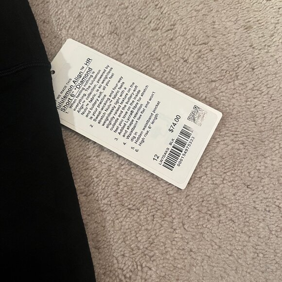 lululemon Align Shorts 6" *Diamond - Picture 4 of 8